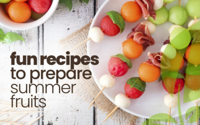 Recetas divertidas para preparar en verano